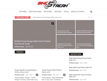 Tablet Screenshot of bikestreak.com